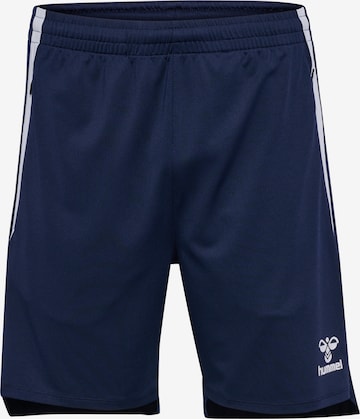 Hummel Workout Pants 'Lead 2.0' in Blue: front