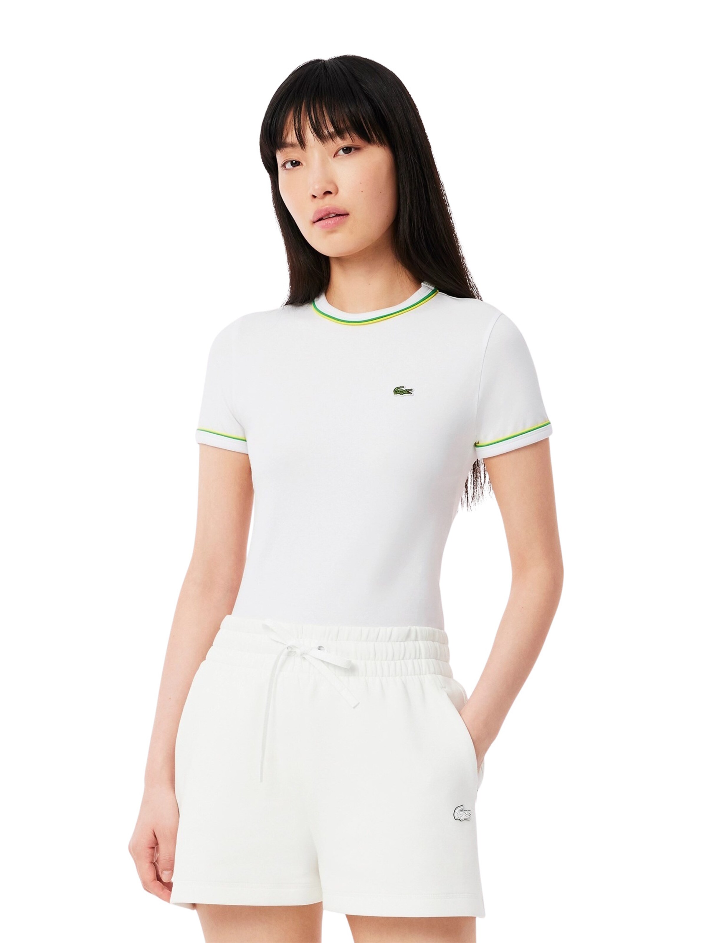LACOSTE Shirt in Wit: voorkant