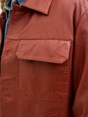 JACK & JONES Tussenjas in Bruin