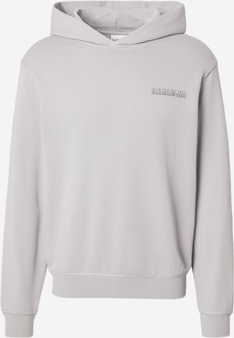 NAPAPIJRI Sweatshirt 'BENAR' in Grau: Vorderseite