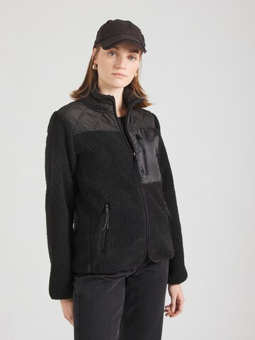 Giacca di pile 'JC BERRI' di The Jogg Concept in nero: frontale