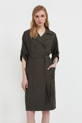Finn Flare Shirt dress in Green: front