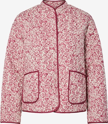 Veste mi-saison 'PCRikke' PIECES en rose : devant