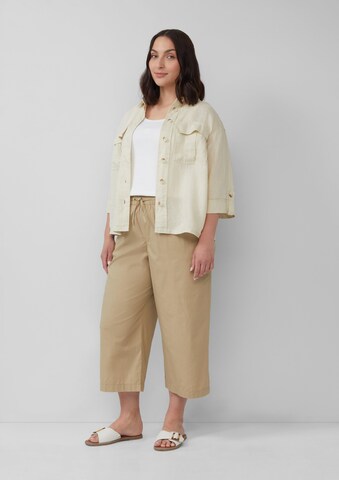 s.Oliver Wide leg Broek in Bruin
