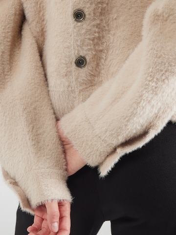 RINO & PELLE Gebreid vest 'Bubbly.700' in Beige