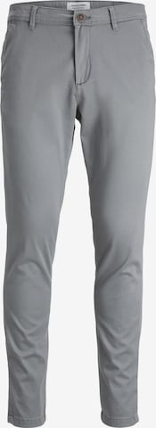 JACK & JONES Chino kalhoty 'MARCO BOWIE' – šedá: přední strana