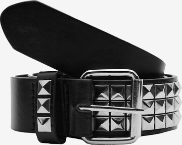 Ceinture Pull&Bear en noir : devant