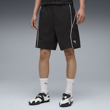 PUMA Regular Sportbroek in Zwart: voorkant