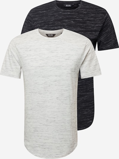Only & Sons Camiseta 'MATTY' en gris moteado / negro moteado, Vista del producto