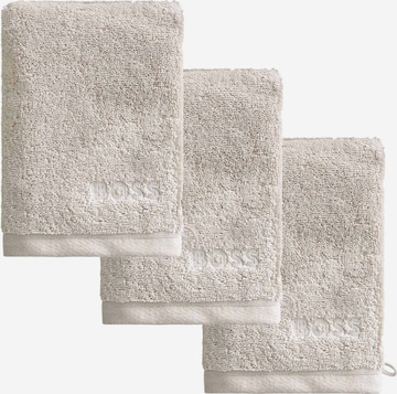 BOSS Washcloth in Beige: front