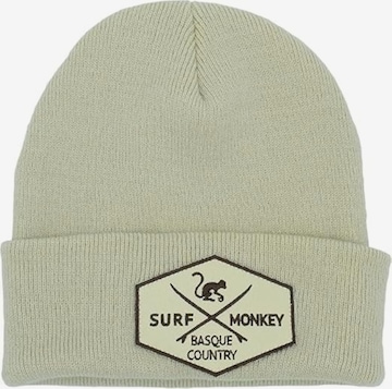 Bonnet Surf Monkey en beige : devant