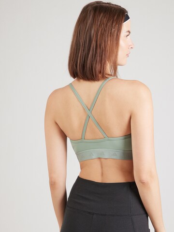 ADIDAS PERFORMANCE Bustier Urheilurintaliivit 'Hyperglam' värissä vihreä