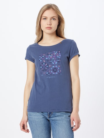 Ragwear T-Shirt in Blau: predná strana