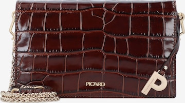 Picard Clutch 'Weimar' in Bruin: voorkant