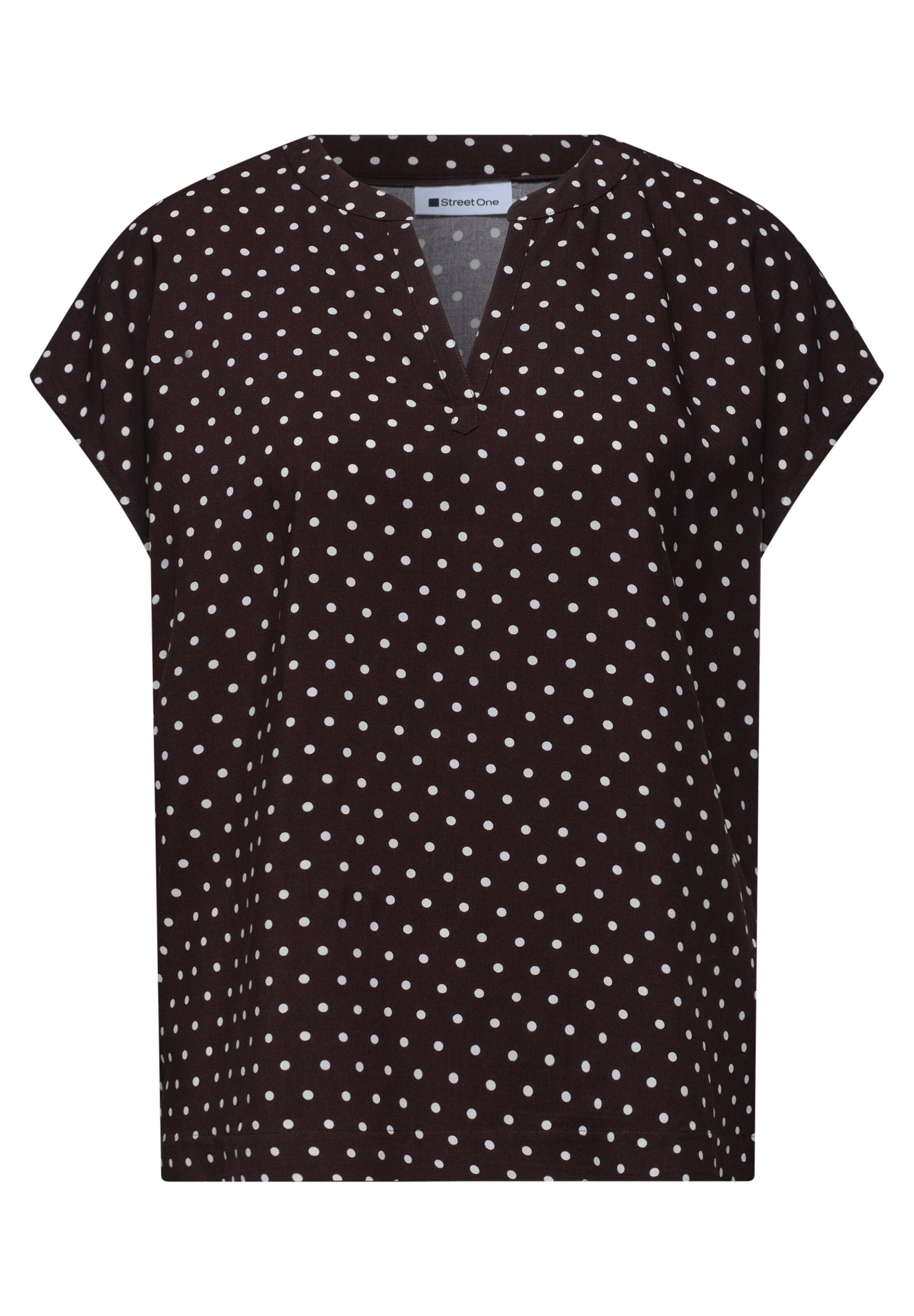 STREET ONE Bluse in Braun: Vorderseite