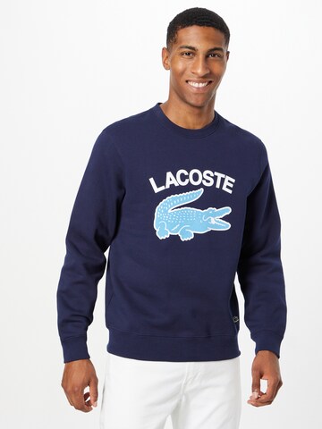 LACOSTE Tréning póló - kék: elől