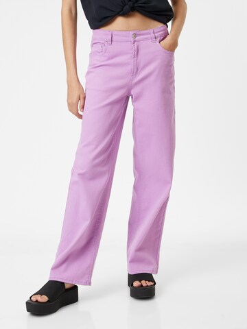 Wide Leg Jean 'TAZZA' LMTD en violet : devant