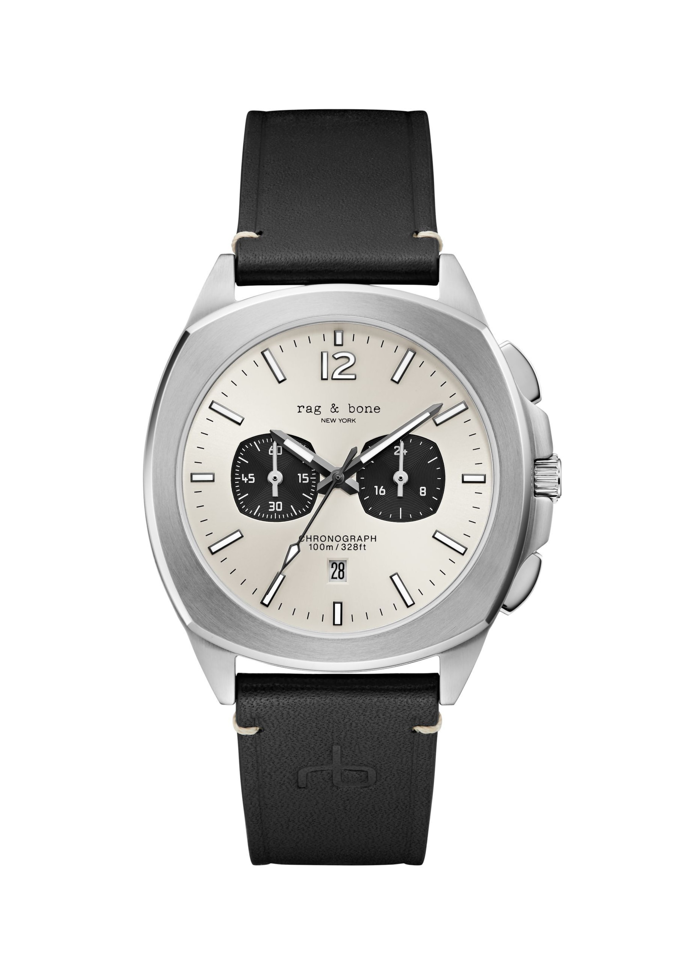 rag & bone Sports watch ' Bleeker ' in Black: front