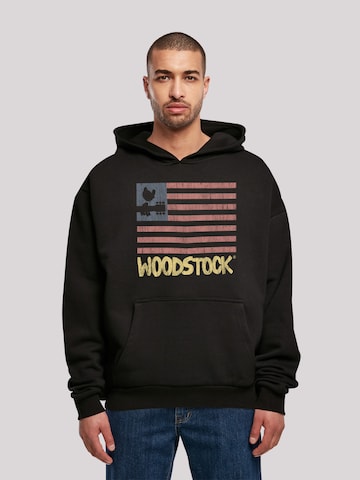 F4NT4STIC Sweatshirt in Zwart: voorkant