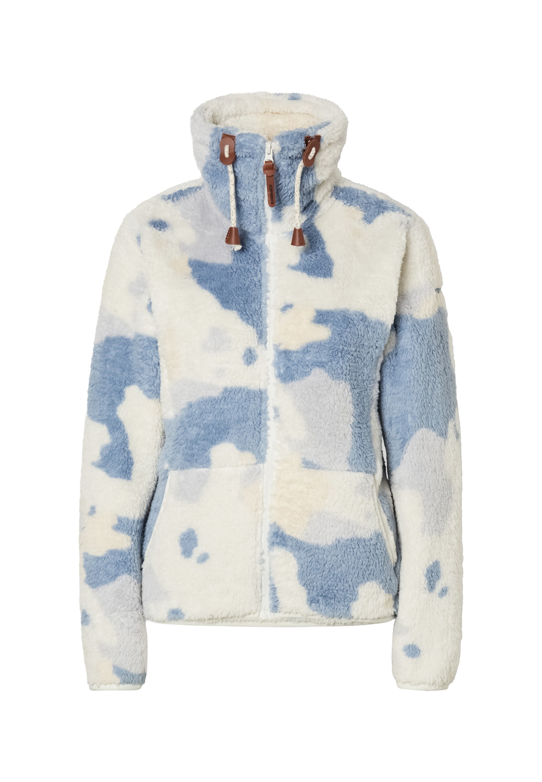 Veste en polaire fonctionnelle 'COLOMA' ICEPEAK en gris : devant