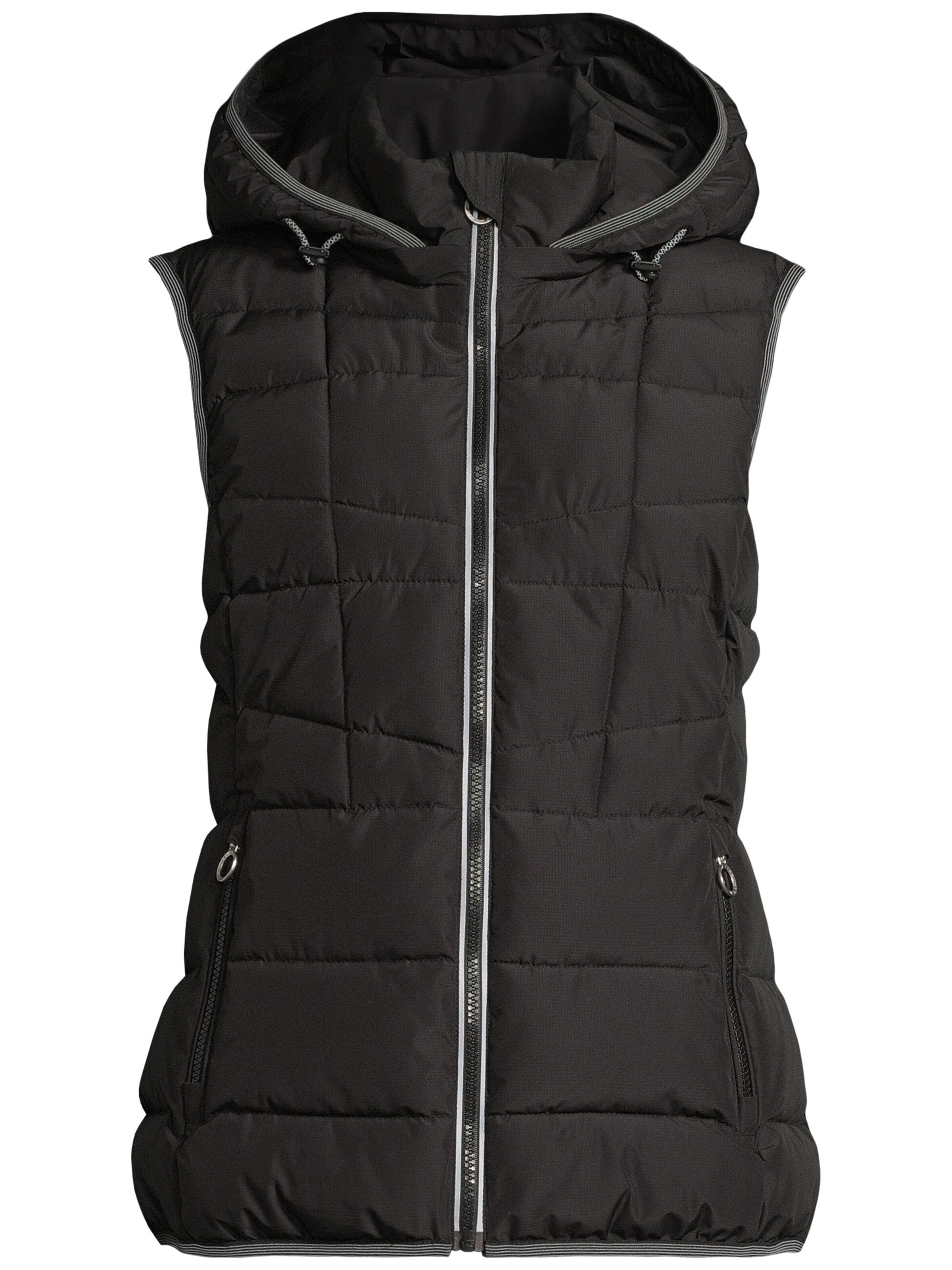 New View Weste in Schwarz: Vorderseite