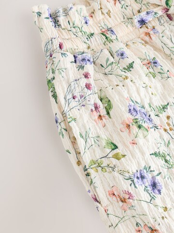 Wide Leg Pantalon Next en beige