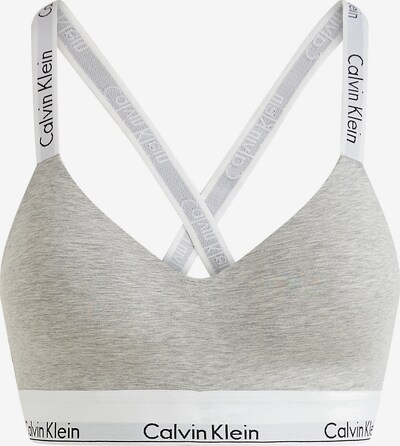Calvin Klein Underwear Grudnjak u siva melange / crna / bijela, Pregled proizvoda