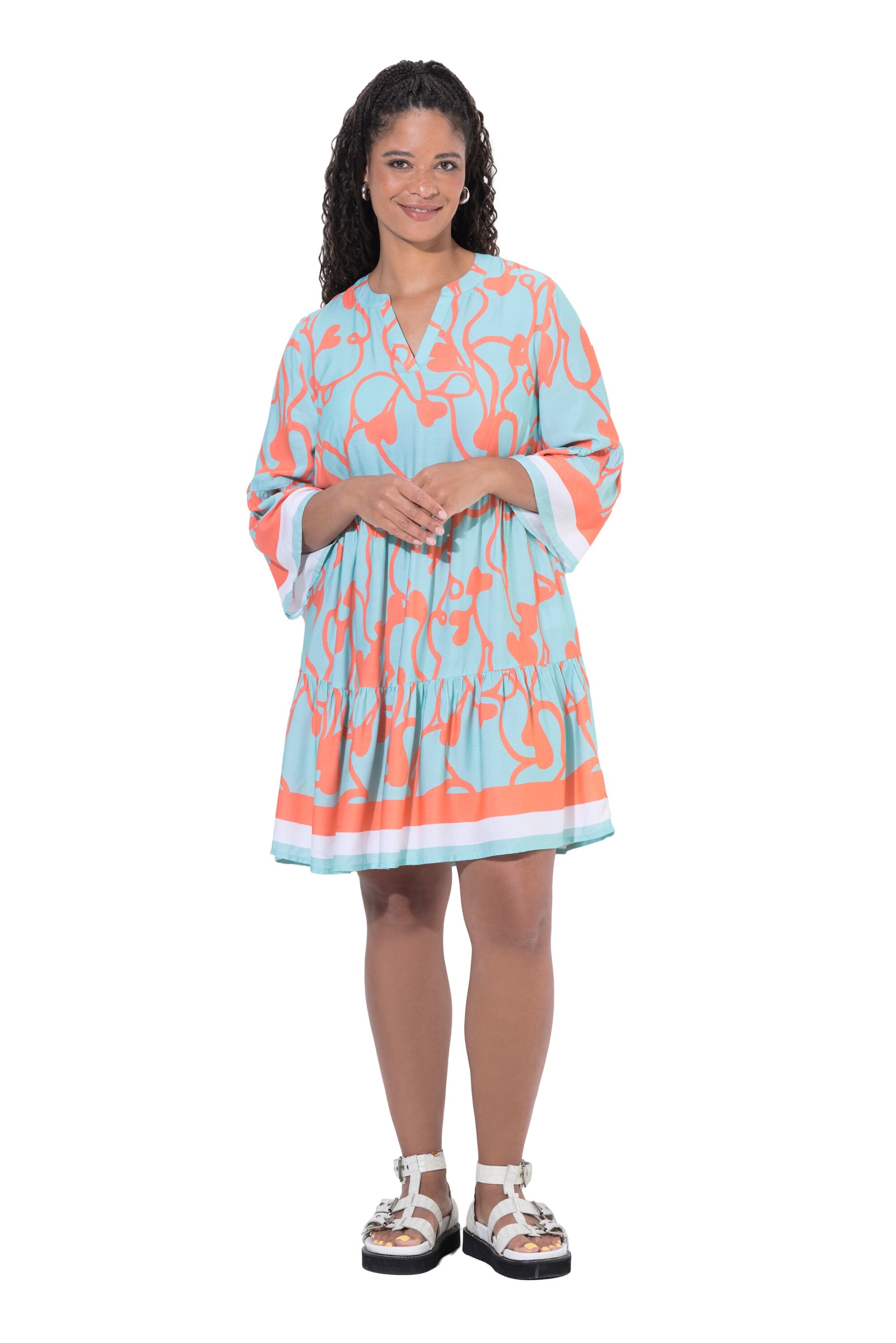 Angel of Style Tunic in Green: front