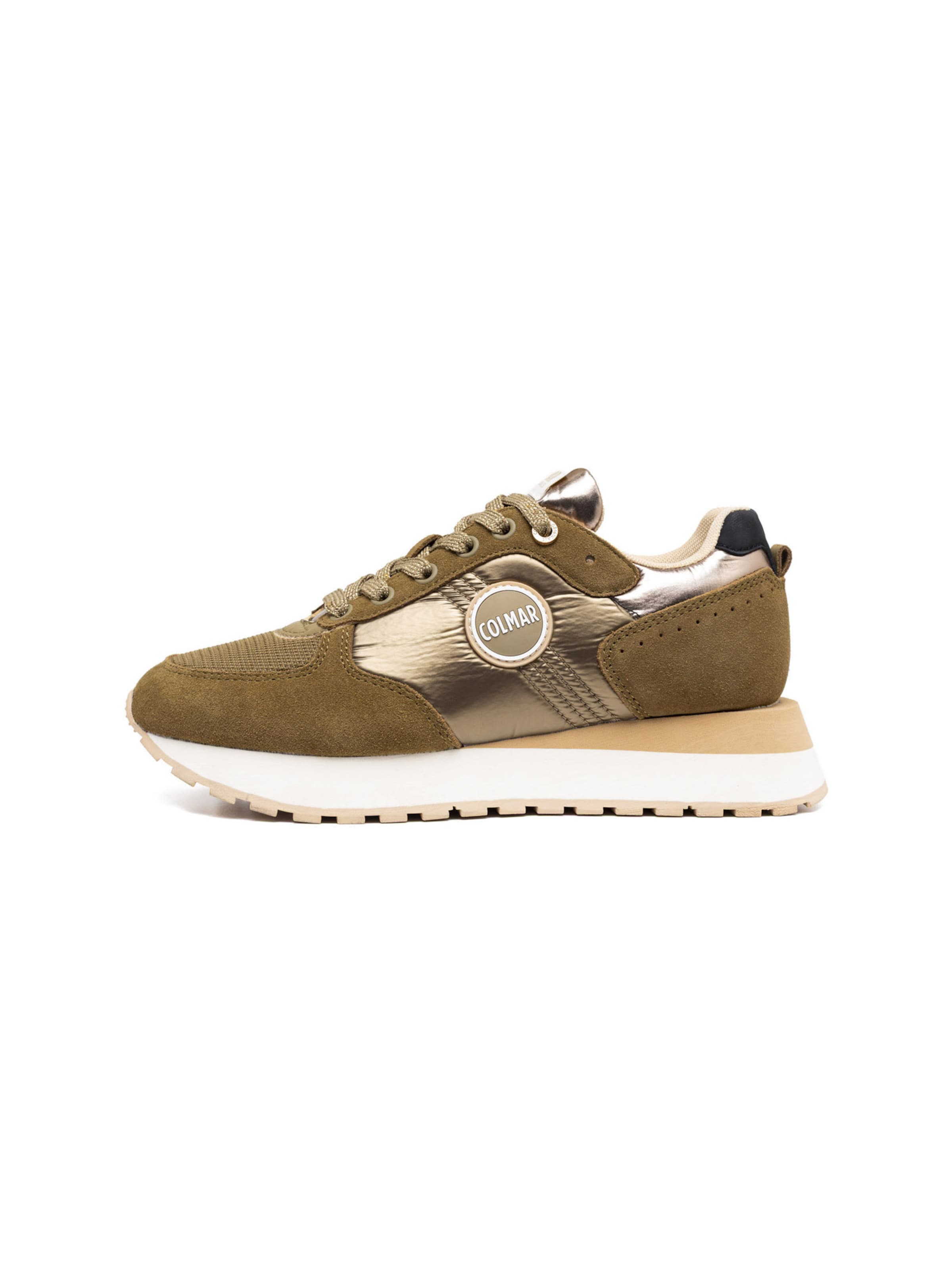 Sneaker bassa 'Travis Authentic' di Colmar in verde: frontale