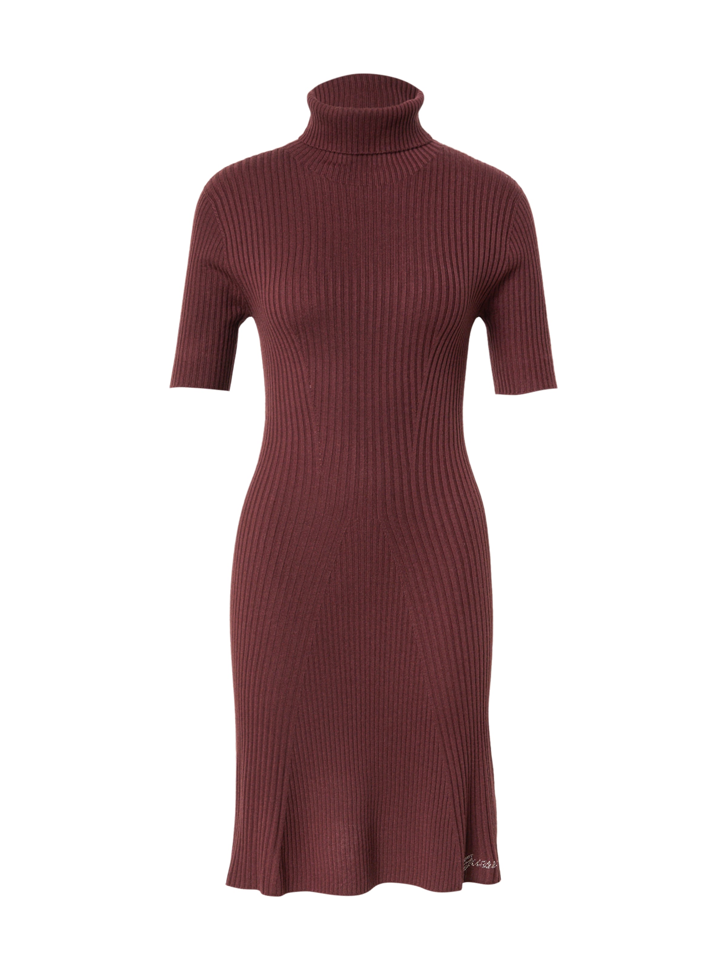 GUESS - Vestido de malha 'JULIA' em castanho: frente