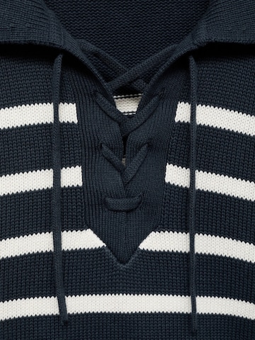 Pull-over 'ZIGZAG' MANGO TEEN en bleu