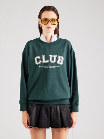 TOM TAILOR DENIM Sweatshirt in Grün: Vorderseite