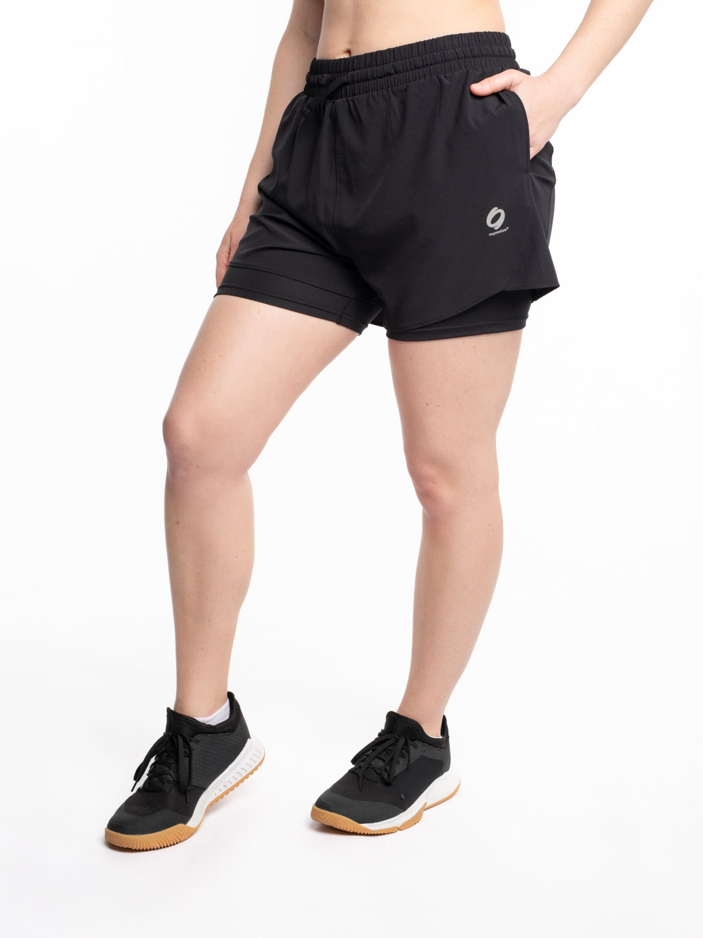 mymotus Regular Sportbroek in Zwart