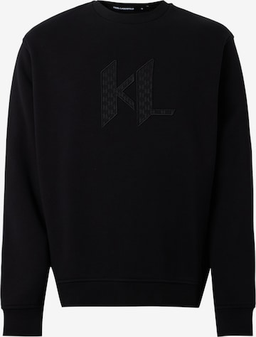 Karl Lagerfeld Sweatshirt in Black: front