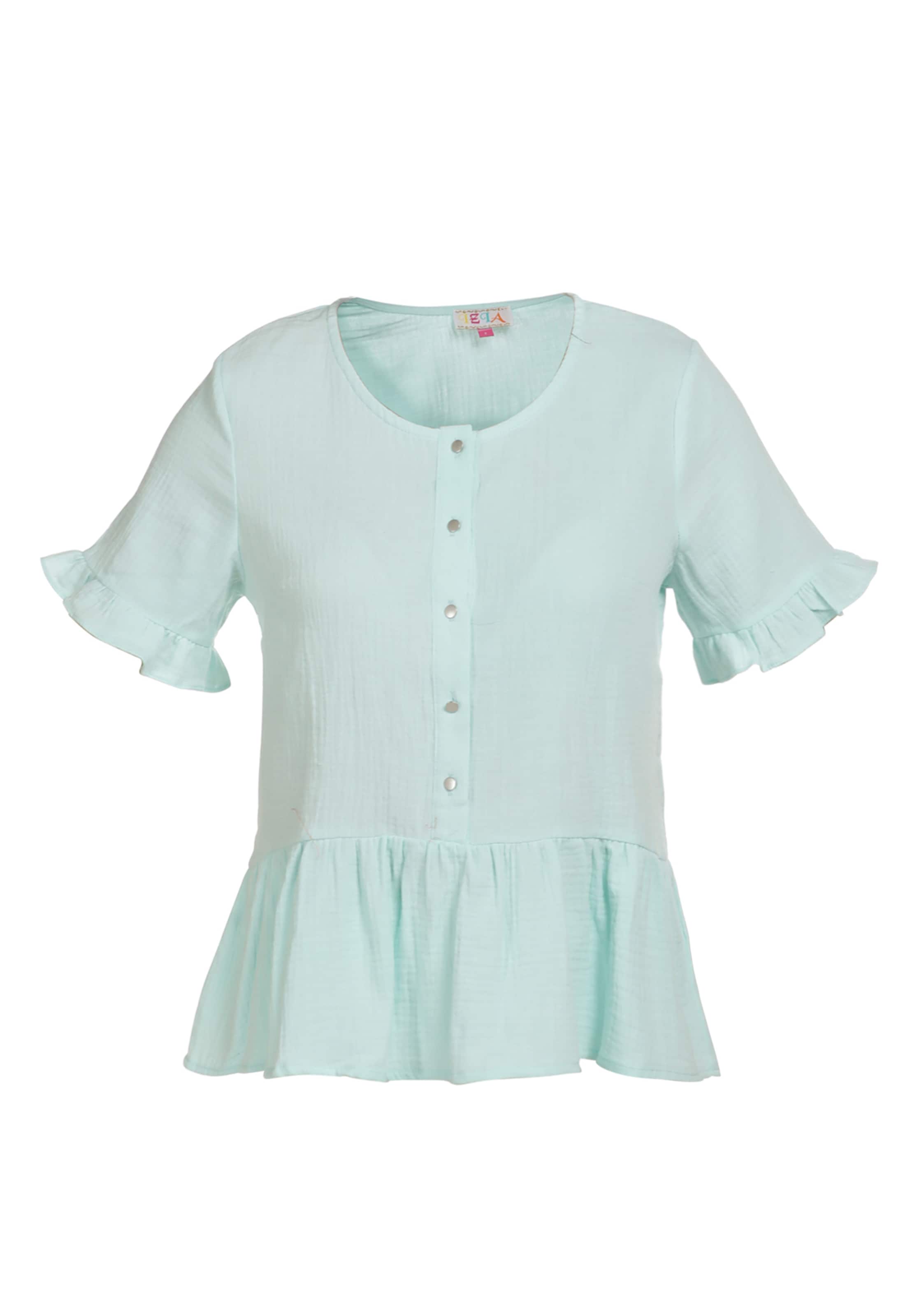 IZIA Blouse in Blauw: voorkant