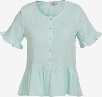 IZIA Blouse in Blauw: voorkant