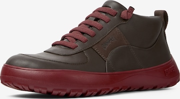 Sneaker alta ' Peu Serra ' di CAMPER in marrone: frontale