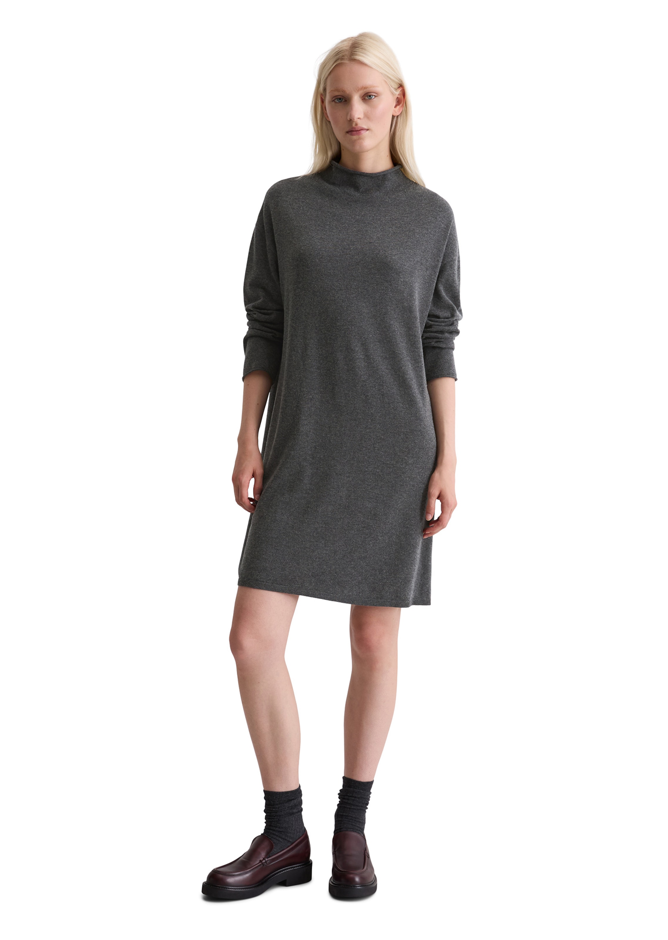 Marc O'Polo Gebreide jurk in Grijs