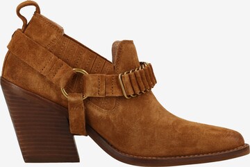 BRONX Booties in Brown