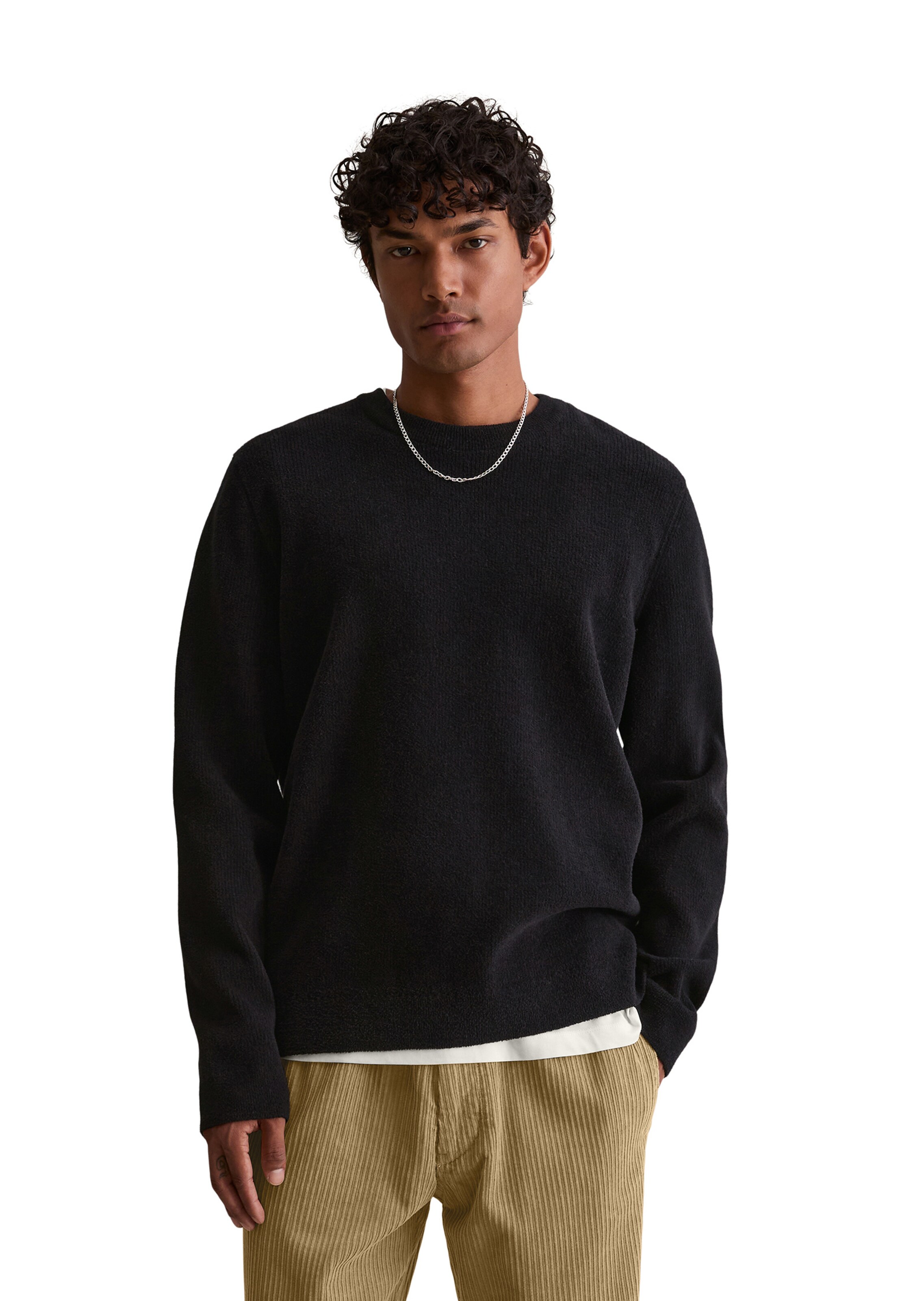 Marc O'Polo DENIM Pullover in Schwarz: Vorderseite