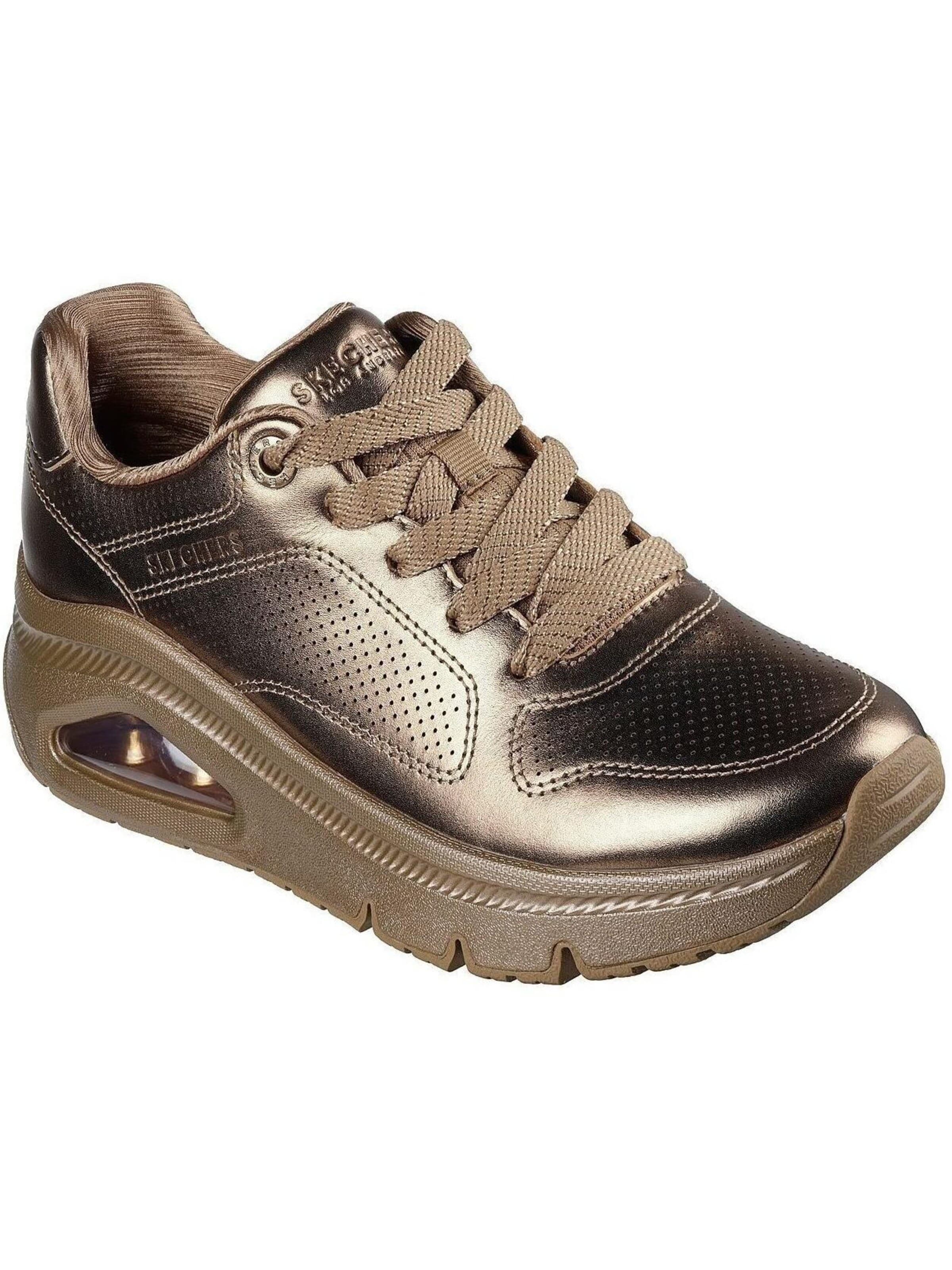 Scarpa sportiva di SKECHERS in oro: frontale