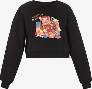 Sweat-shirt 'Pop' MYMO en noir : devant