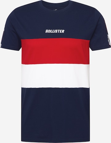 HOLLISTER Póló - kék: elől