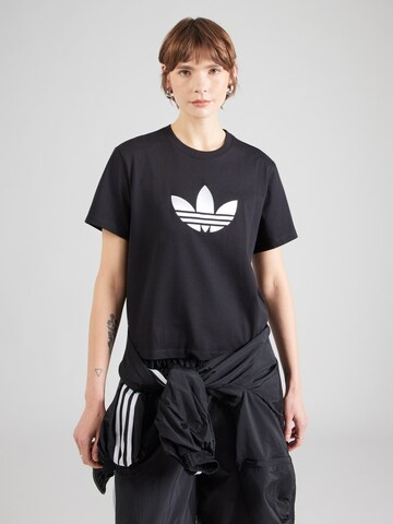 ADIDAS ORIGINALS Shirts 'TREFOIL' i sort: forside