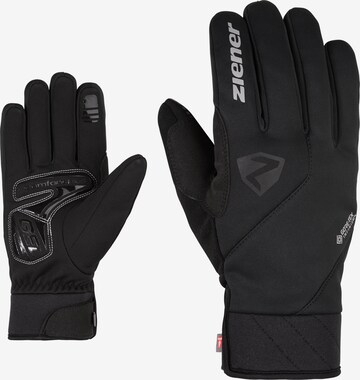 ZIENER Athletic Gloves 'DONNI GTX' in Black: front