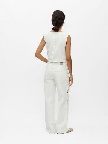 OBJECT - Pierna ancha Vaquero 'OBJRio Trice' en blanco