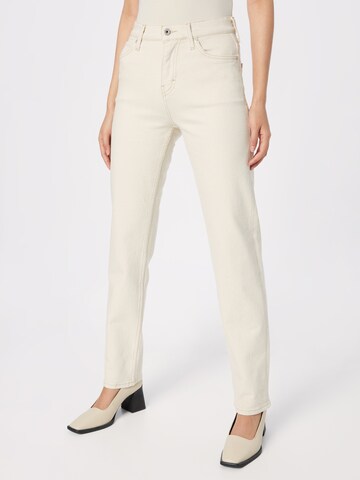 MUSTANG Regular Trousers 'Kelly' in White: front