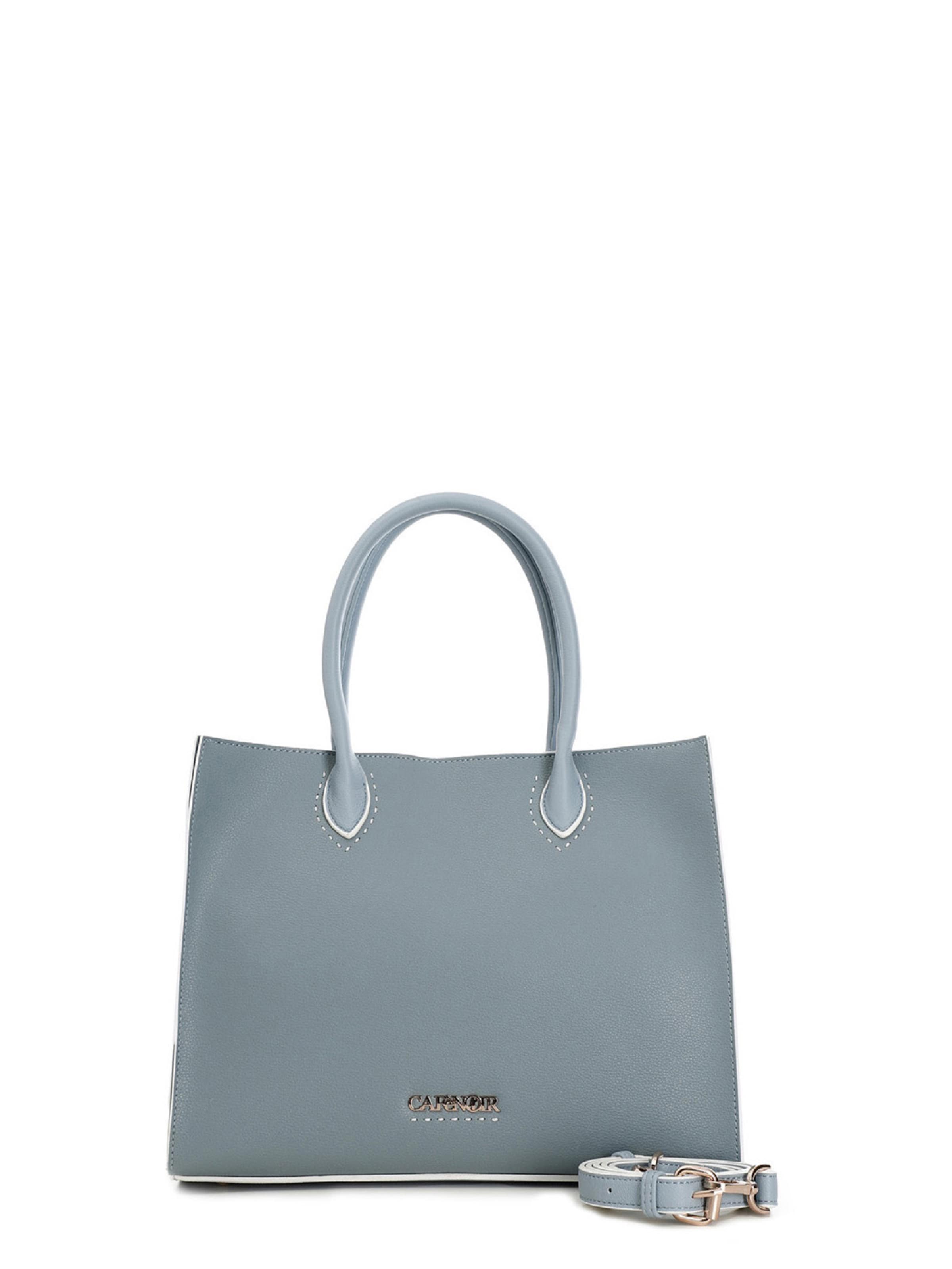 Borsa a sacco di CAFè NOIR in blu: frontale