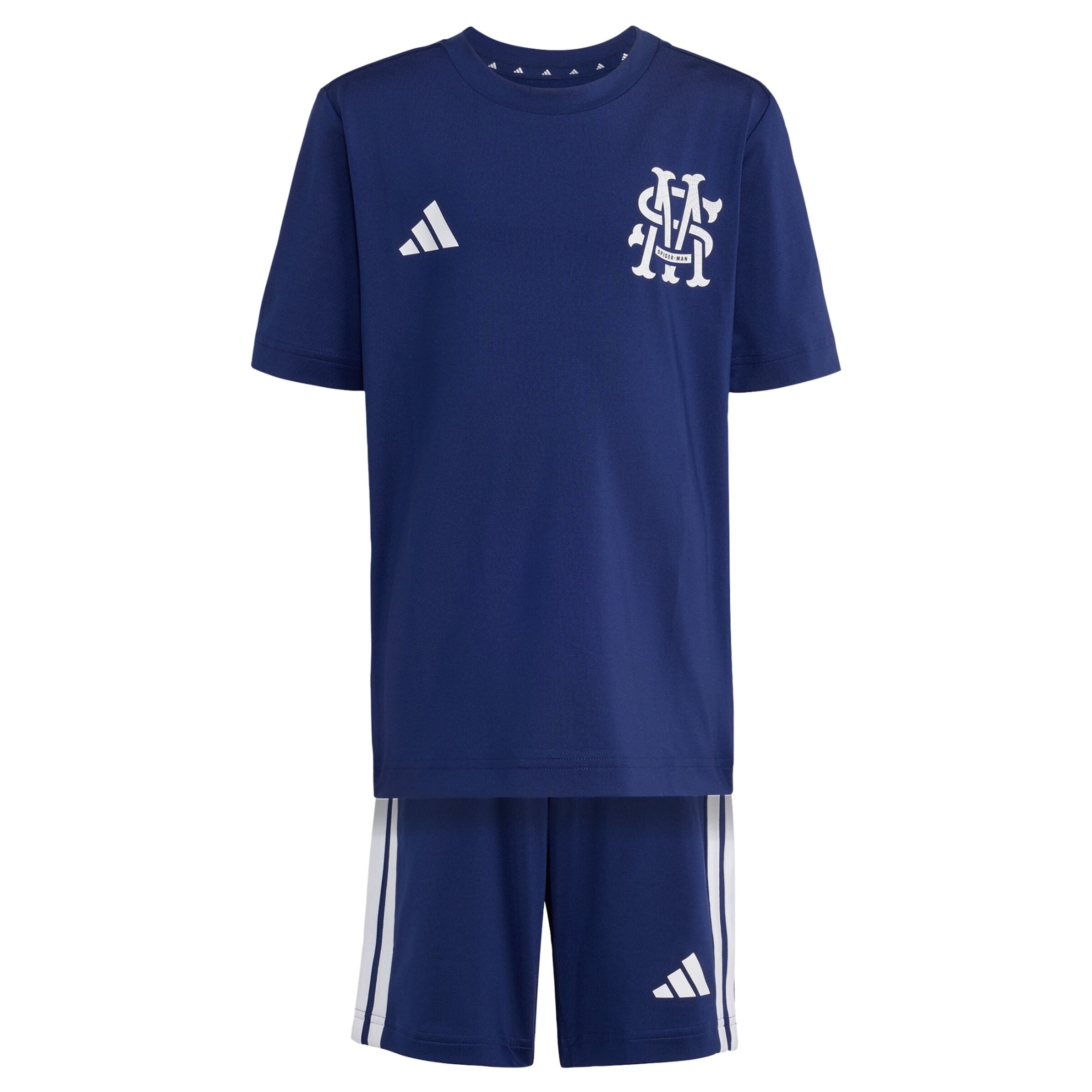 ADIDAS SPORTSWEAR - Fato de treino 'Spider-Man' em azul: frente