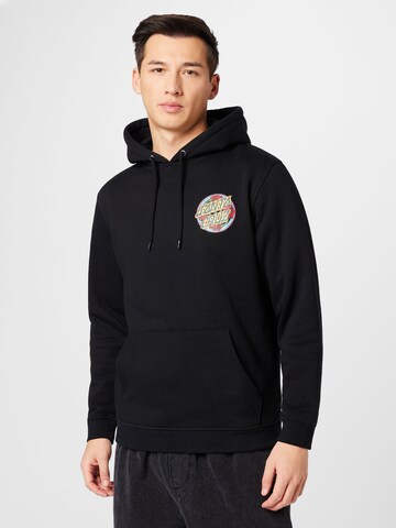 Santa Cruz Sweatshirt in Schwarz: Vorderseite